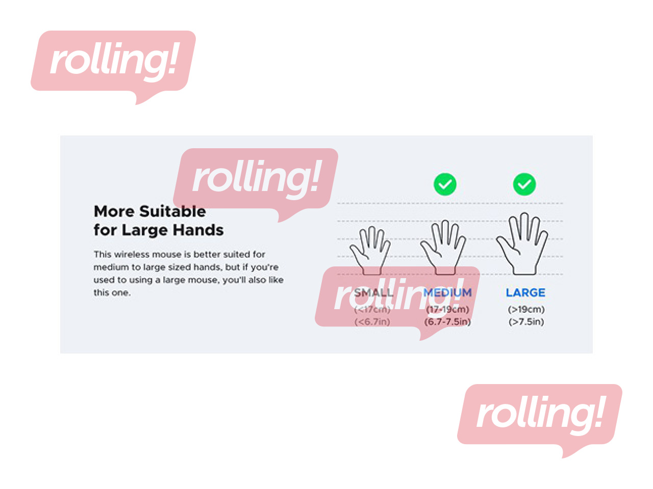 UGREEN Ergonomic 2.4GHz Wireless Mouse, Black