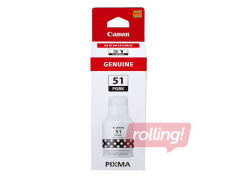 Tintes pudele Canon GI-51PGBK, melna