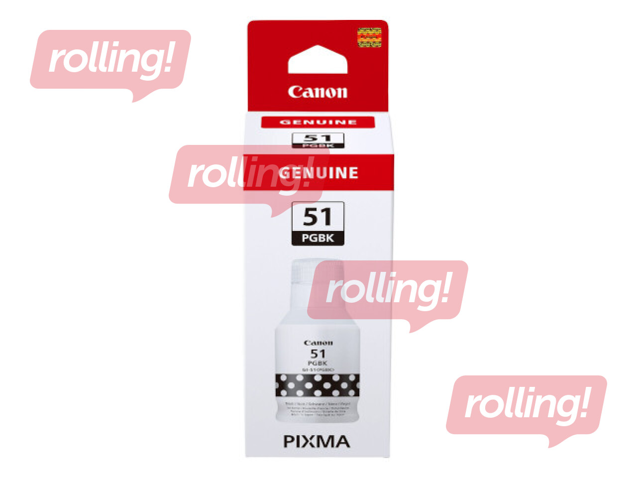 Tintes pudele Canon GI-51PGBK, melna
