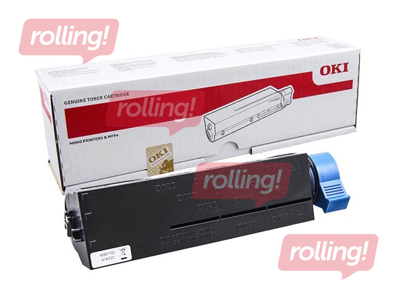 Toonerkassett OKI B432dn, must (3000 lk)