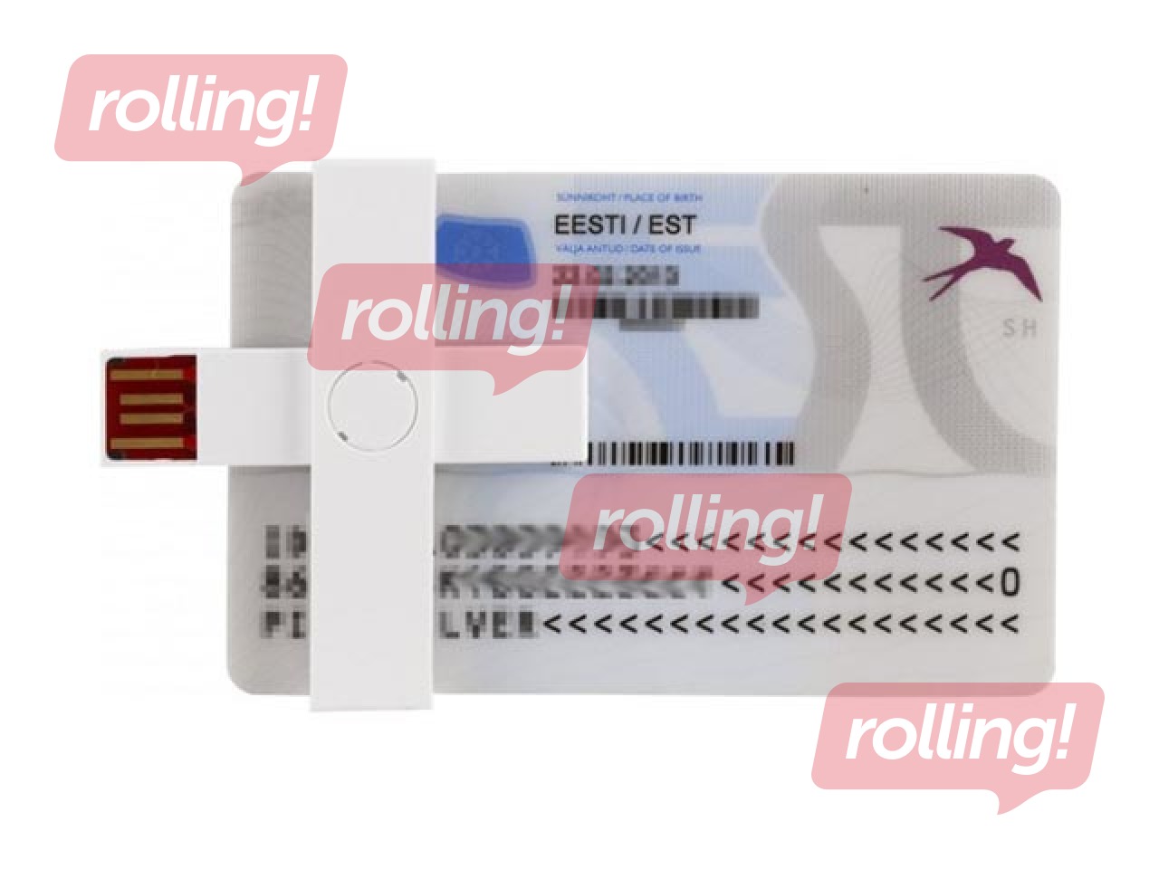 +ID Smart Card Reader White