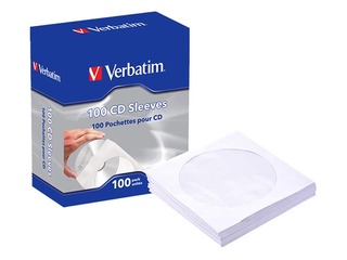 Verbatim CD/DVD sleeve, 100 pcs.
