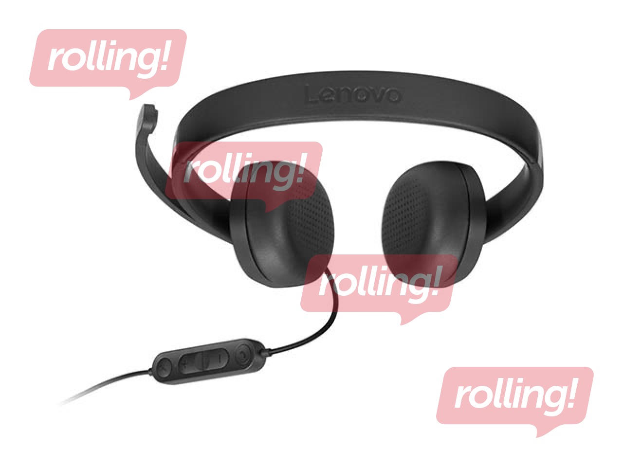 Kõrvaklapid Lenovo, Gen2 Stereo, mikrofoni, USB 2.0 