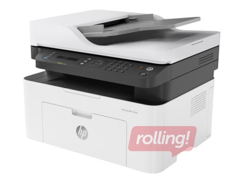 Must-valge multifunktsionaalne laserprinter HP Laser MFP 137fnw