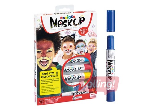 Face paint Carioca, 6 colors