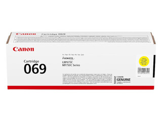 Toner cartridge Canon 069, Yellow (1900 pgs)