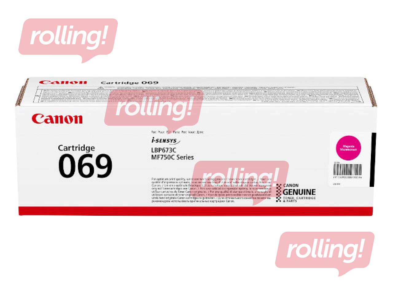 Toner cartridge Canon 069, Magenta (1900 pgs)