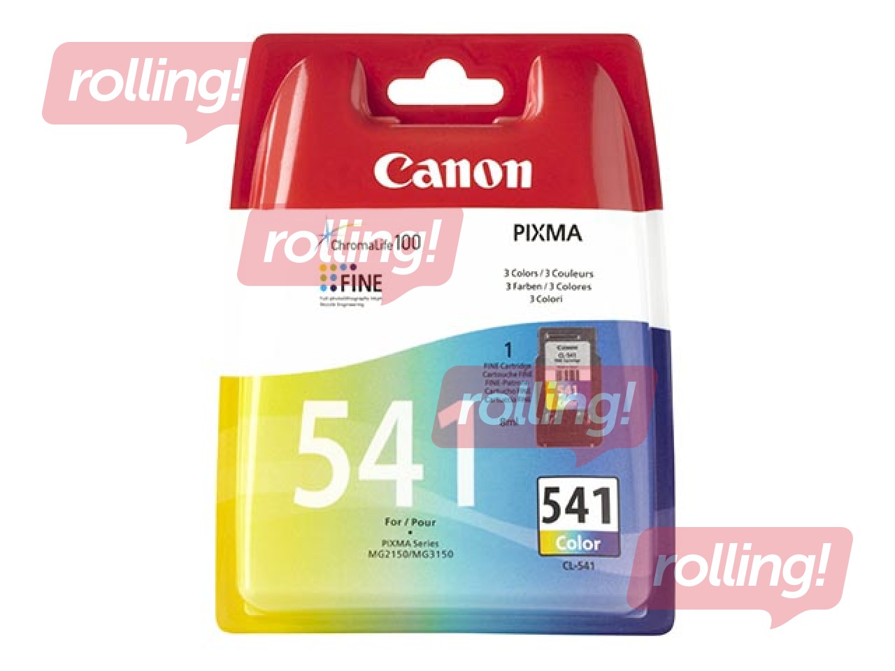 Tindikassett CANON CL-541, värviline (180 lk)