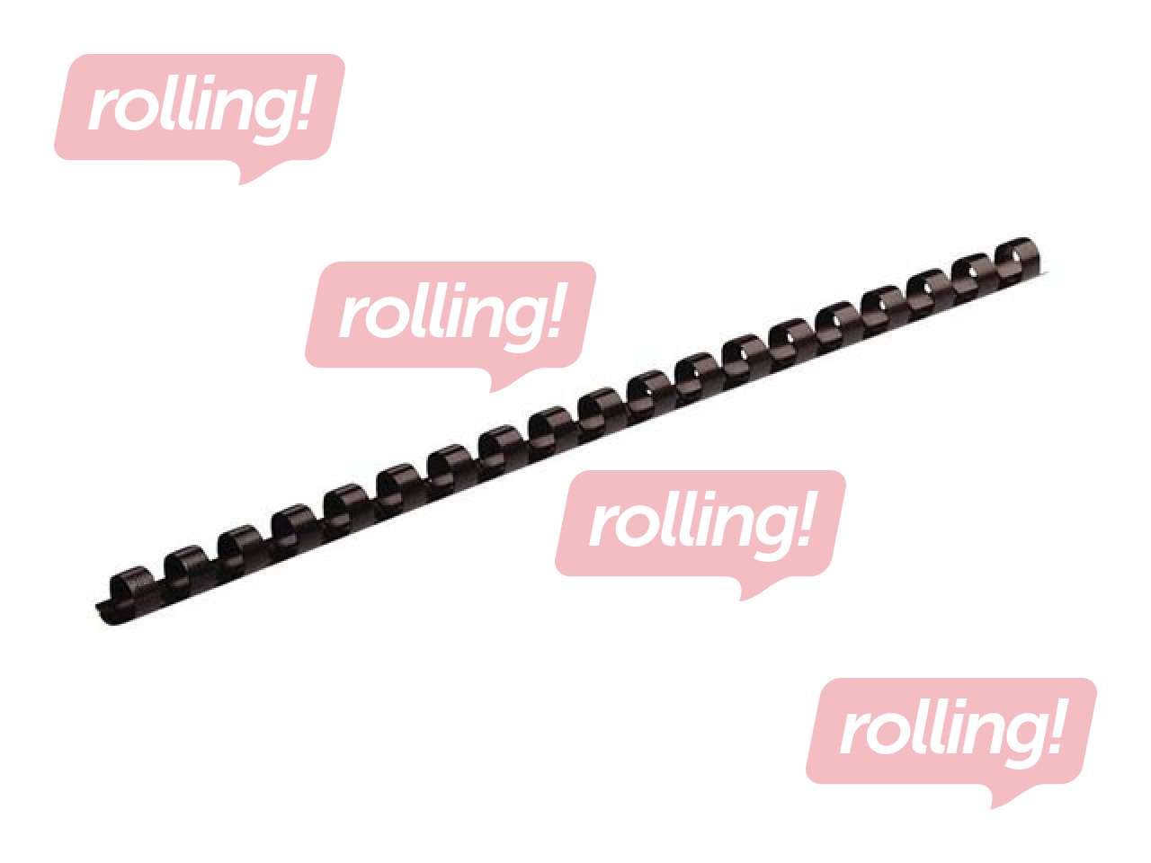 Plastic spirals Fellowes, 8 mm, 100 pcs., black