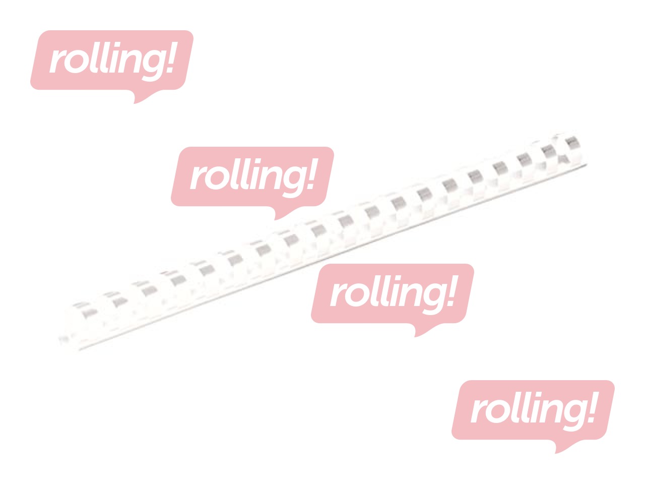 Köitespiraalid plastikust Fellowes, 16 mm, 100 tk., valge