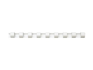 Plastmasas spirāles Fellowes, 28 mm, 50 gab., baltas