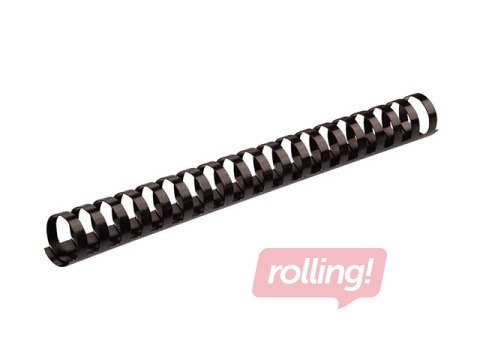 Binding plastic combs Fellowes, 32 mm, 50 pcs., oval, black