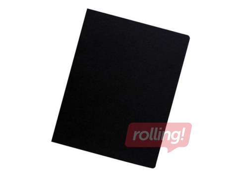 Köitekartong Fellowes Delta A3 250 g / m2, kunstnahast kate, must 100tk