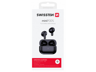 Swissten TWS Mini Podss Bluetooth 5.1 Stereo Earbuds with Microphone