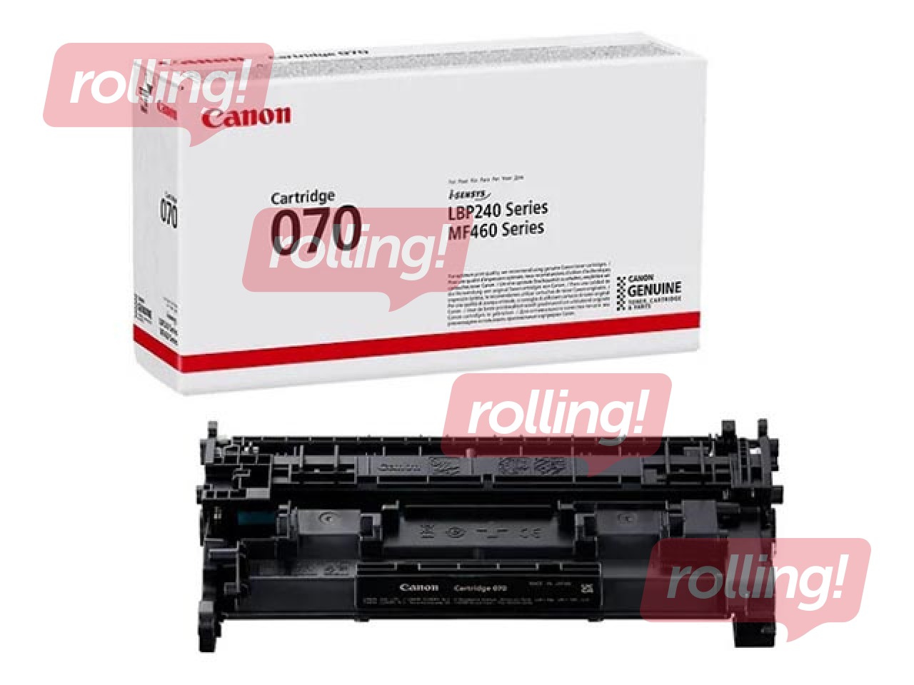 Tonera Kasete Canon 070, Melna (3000 lpp)