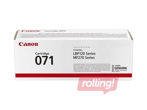 Tonera Kasete Canon 071, Melna (1200 lpp)