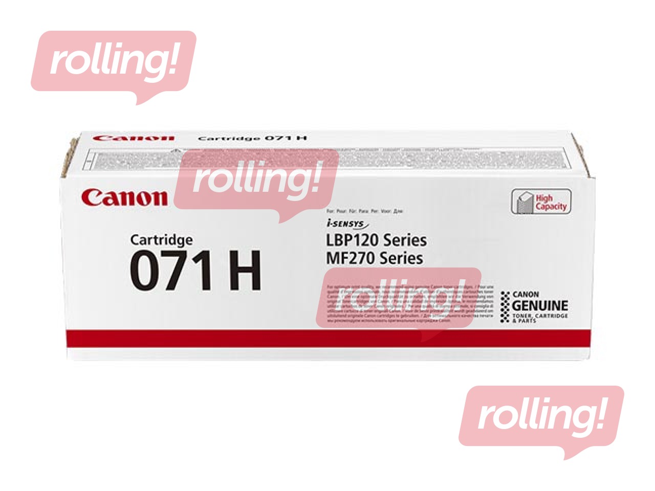 Tonera Kasete Canon 071H, Melna (2500 lpp)