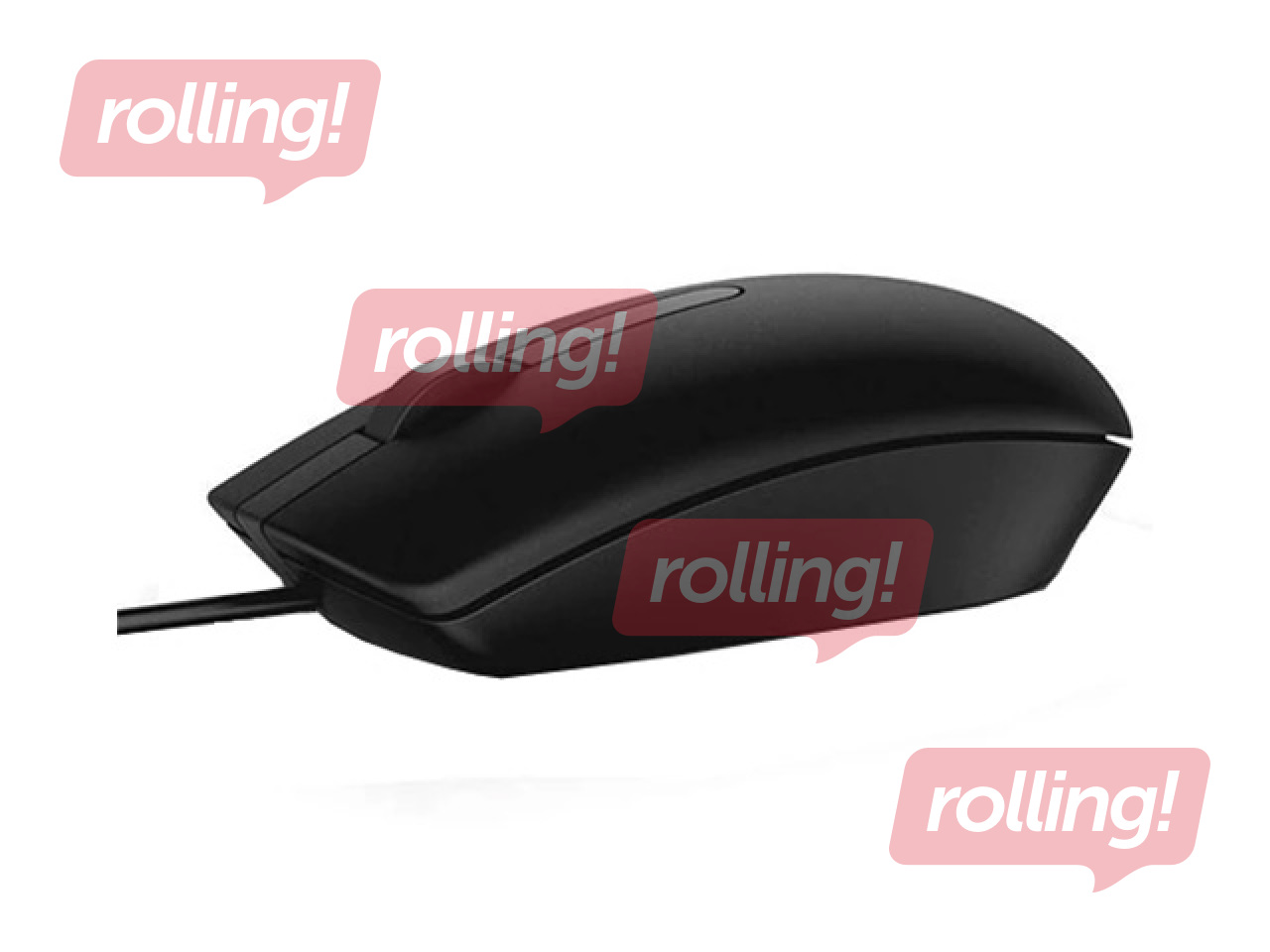 Wired Mouse Dell MS116, USB, Black