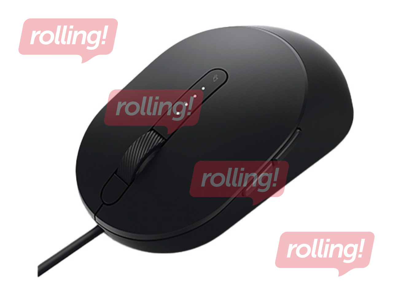 Проводная мышь Dell Laser MS3220, USB, черная