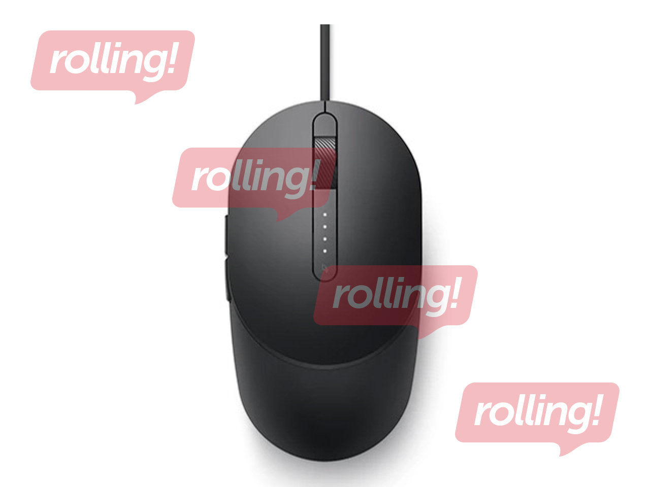 Wired Mouse Dell Laser MS3220, USB, Black
