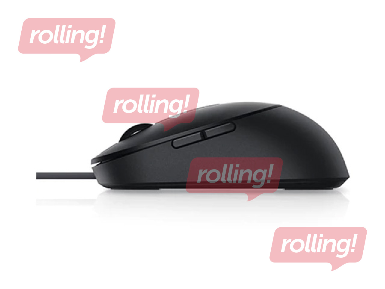 Wired Mouse Dell Laser MS3220, USB, Black