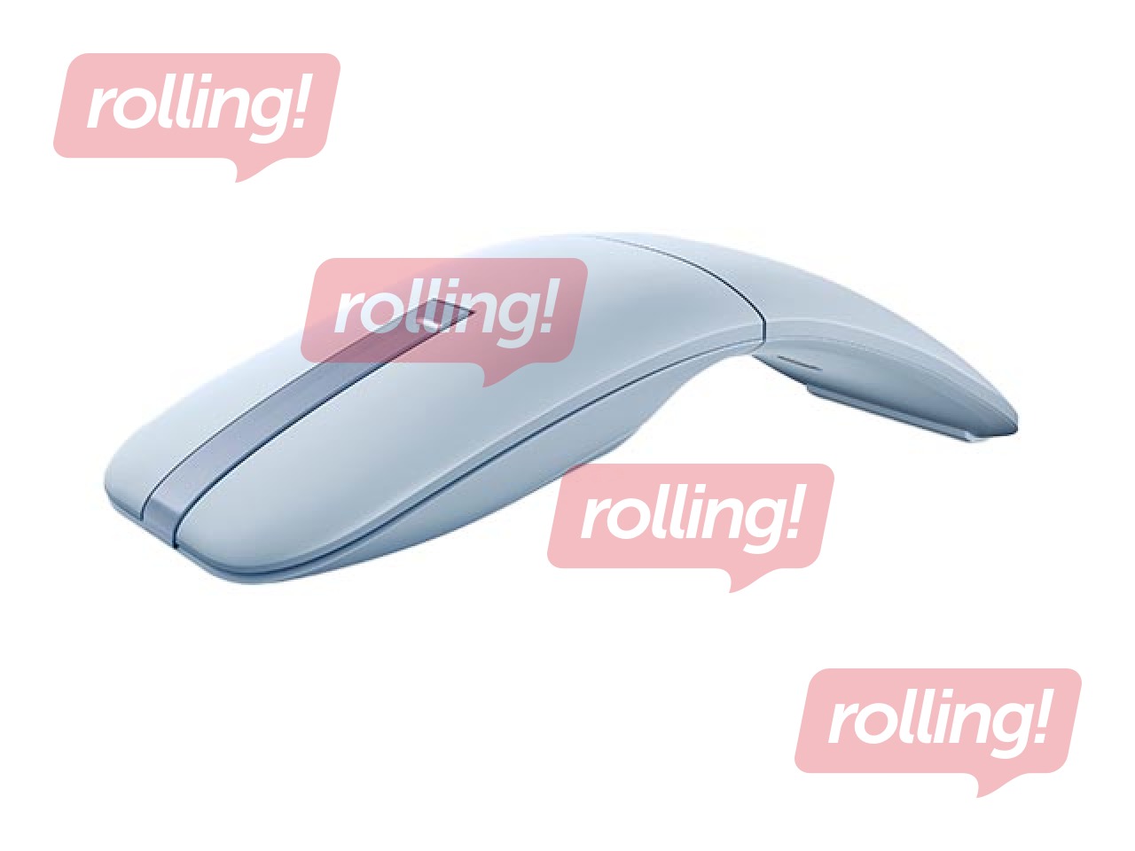 Беспроводная компьютерная мышь DELL, Bluetooth Travel Mouse, MS700, светло-голубая