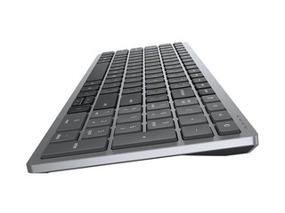 Bezvadu klaviatūras komplekts Dell KM7120W Wireless, 2.4 GHz, Bluetooth 5.0, ENG, Titan Gray