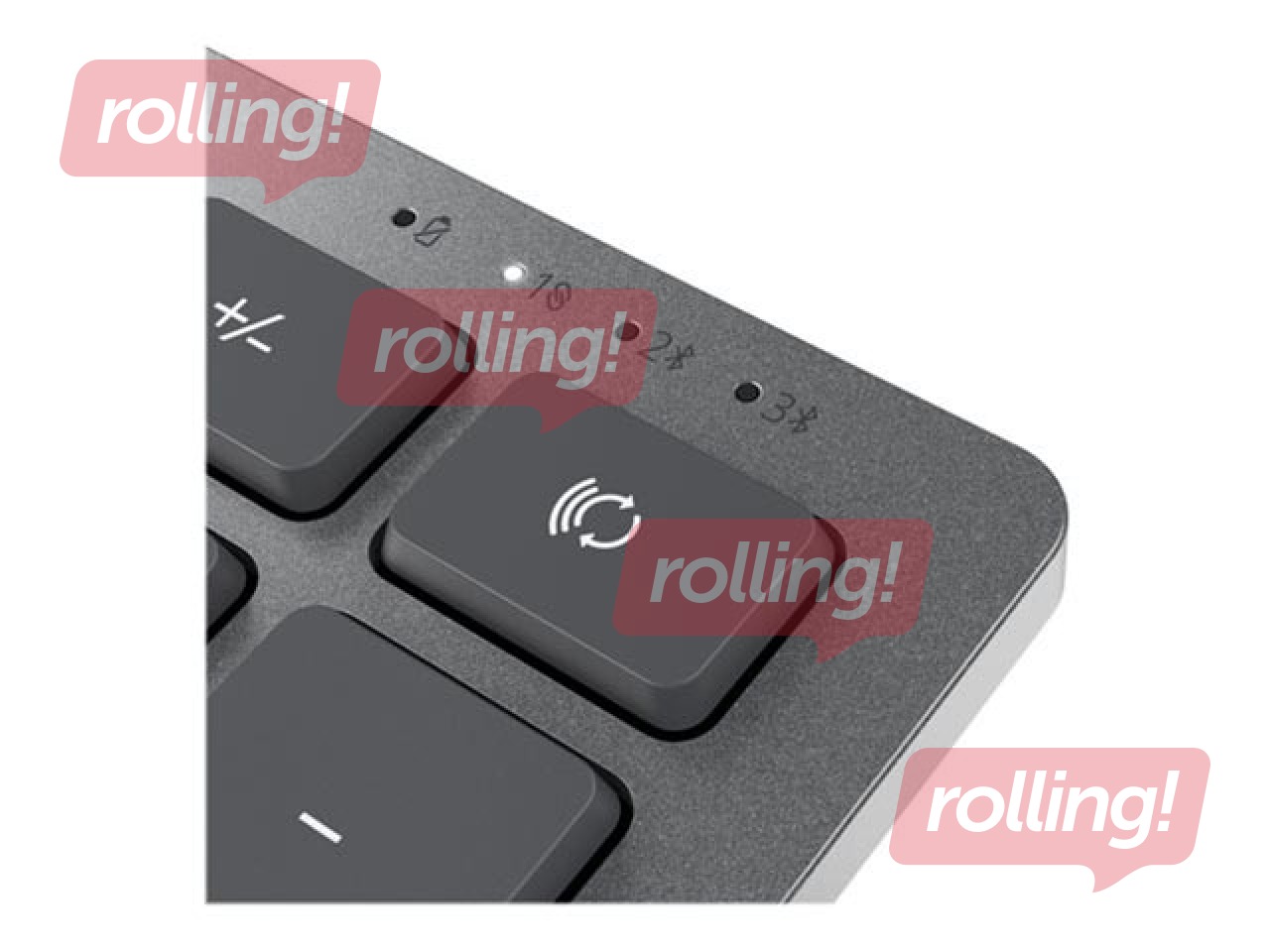 Dell KM7120W traadita klaviatuuri komplekt, 2,4 GHz, Bluetooth 5.0, inglise keeles, titaanihall