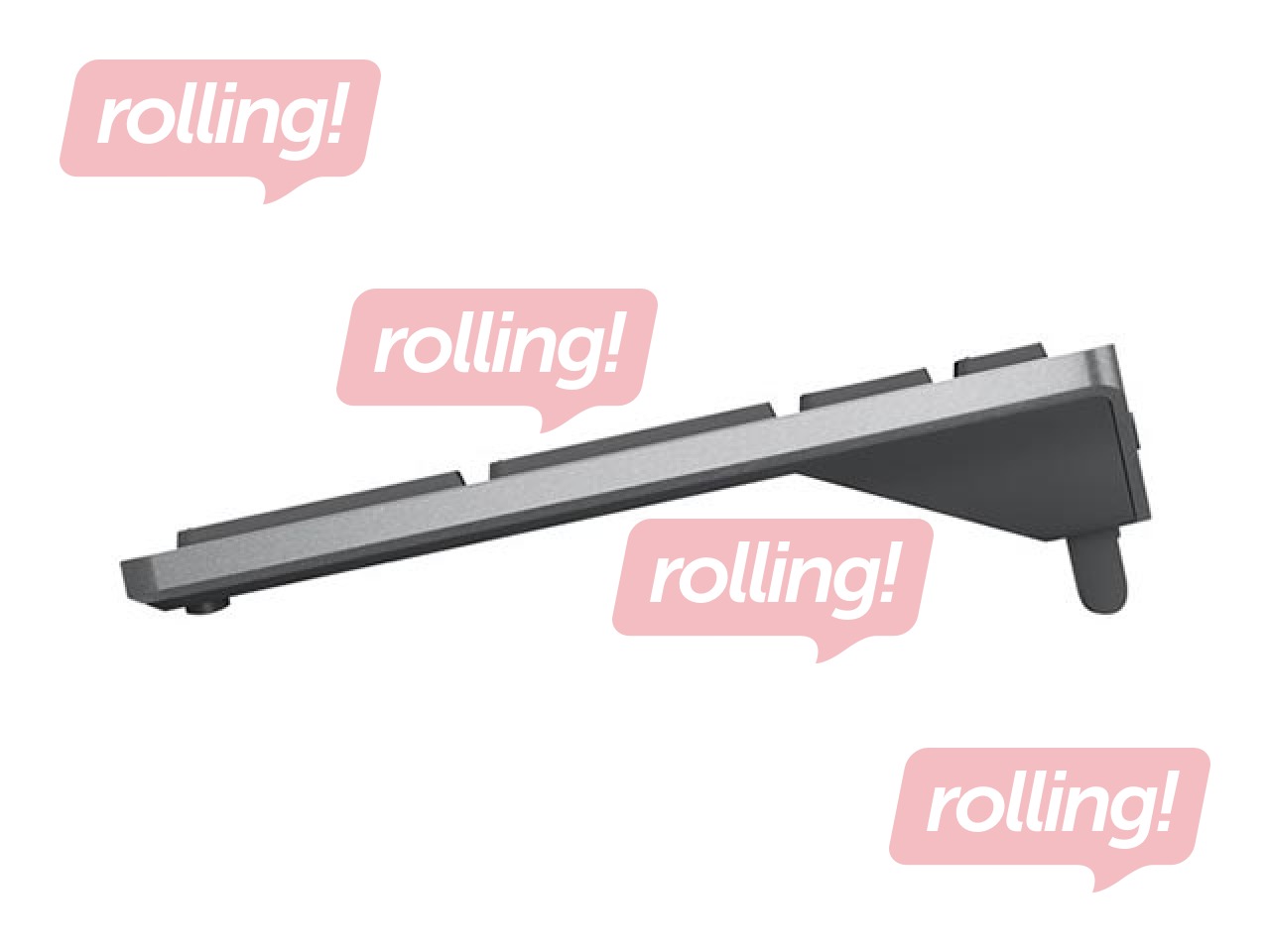 Klaviatuur ja hiir Dell KM7120W Wireless, 2,4 GHz, Bluetooth 5,0, ENG / RUS, tumehall