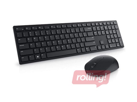 Клавиатура и мышь Dell Pro KM5221W, беспроводные (2,4 ГГц), международные США