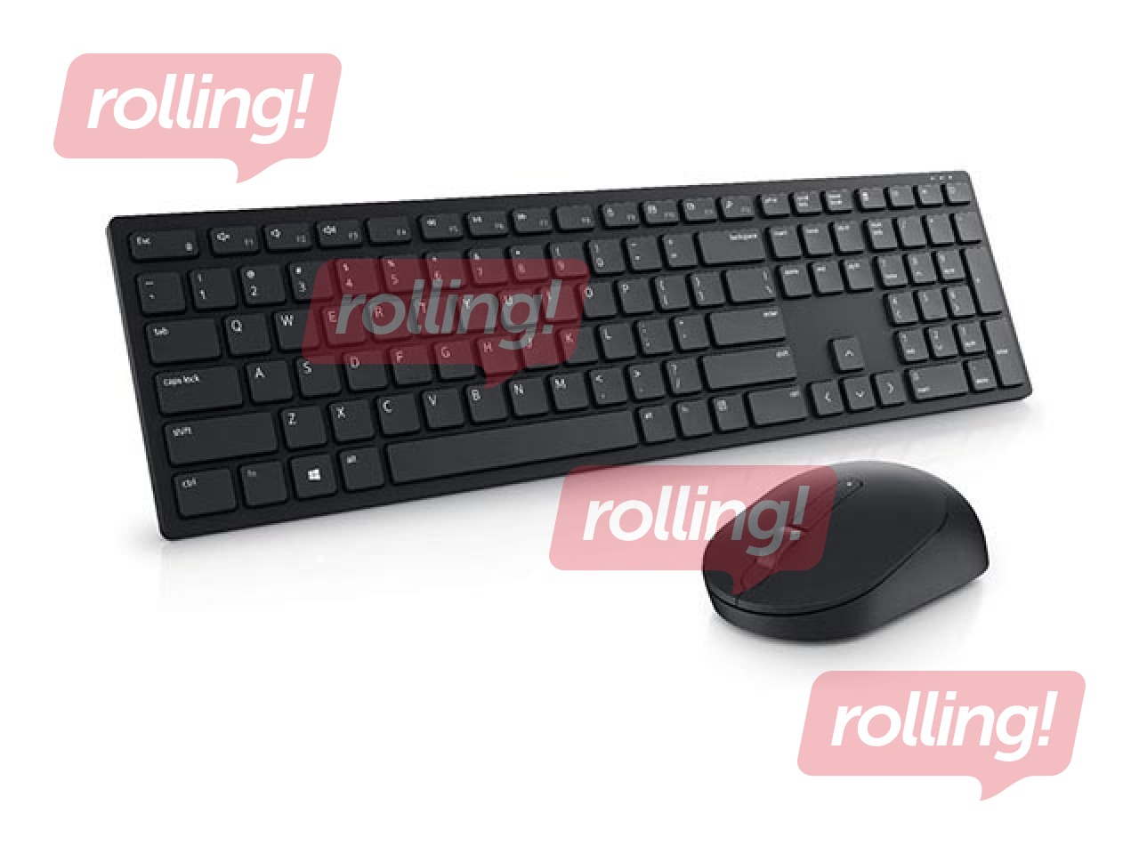 Клавиатура и мышь Dell Pro KM5221W, беспроводные (2,4 ГГц), международные США