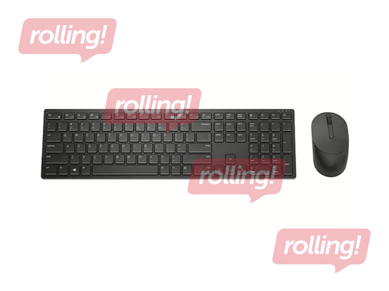 Keyboard and Mouse Dell Pro KM5221W, ENG/RUS