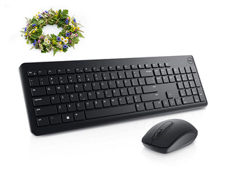 Комплект беспроводной клавиатуры Dell KM3322W, ENG + Подарок к летнему солнцестоянию!
