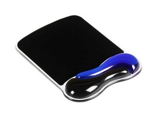 Mouse pad with integrated wrist support Kensington Duo Gel, blue/smoke