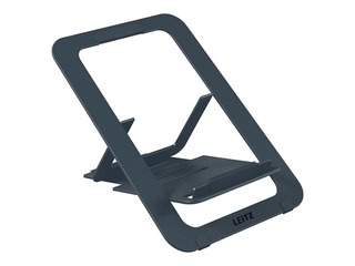 Laptop stand Leitz Ergo, aluminium, ultra-flat, adjustable