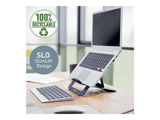 Подставка для ноутбука Leitz Ergo, ультра-тонкая, алюминиевая, регулируемая