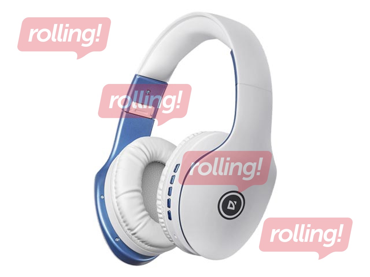 OUT Wireless stereo headset Defender FreeMotion B525 white+blue, Bluetooth