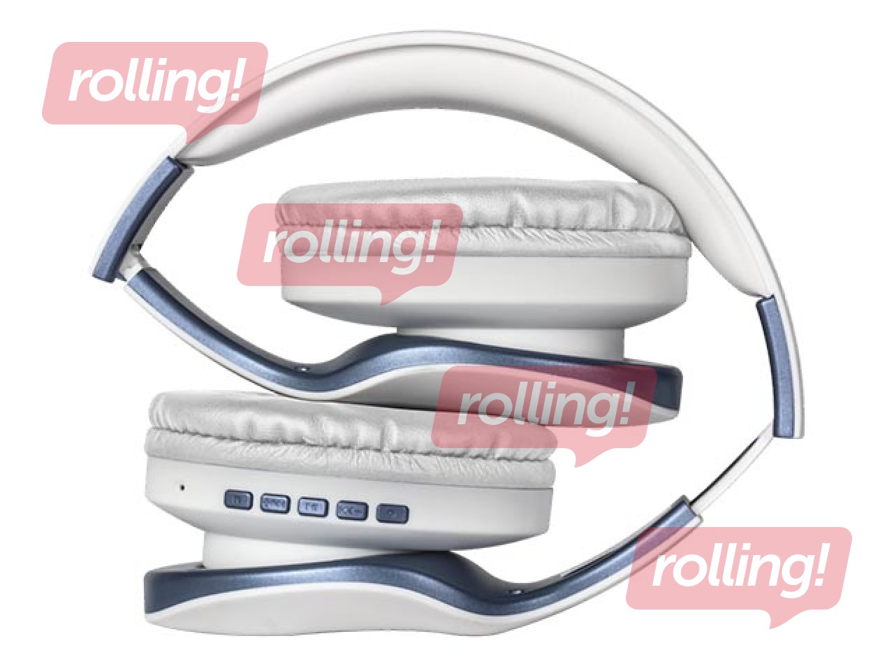 OUT Wireless stereo headset Defender FreeMotion B525 white+blue, Bluetooth