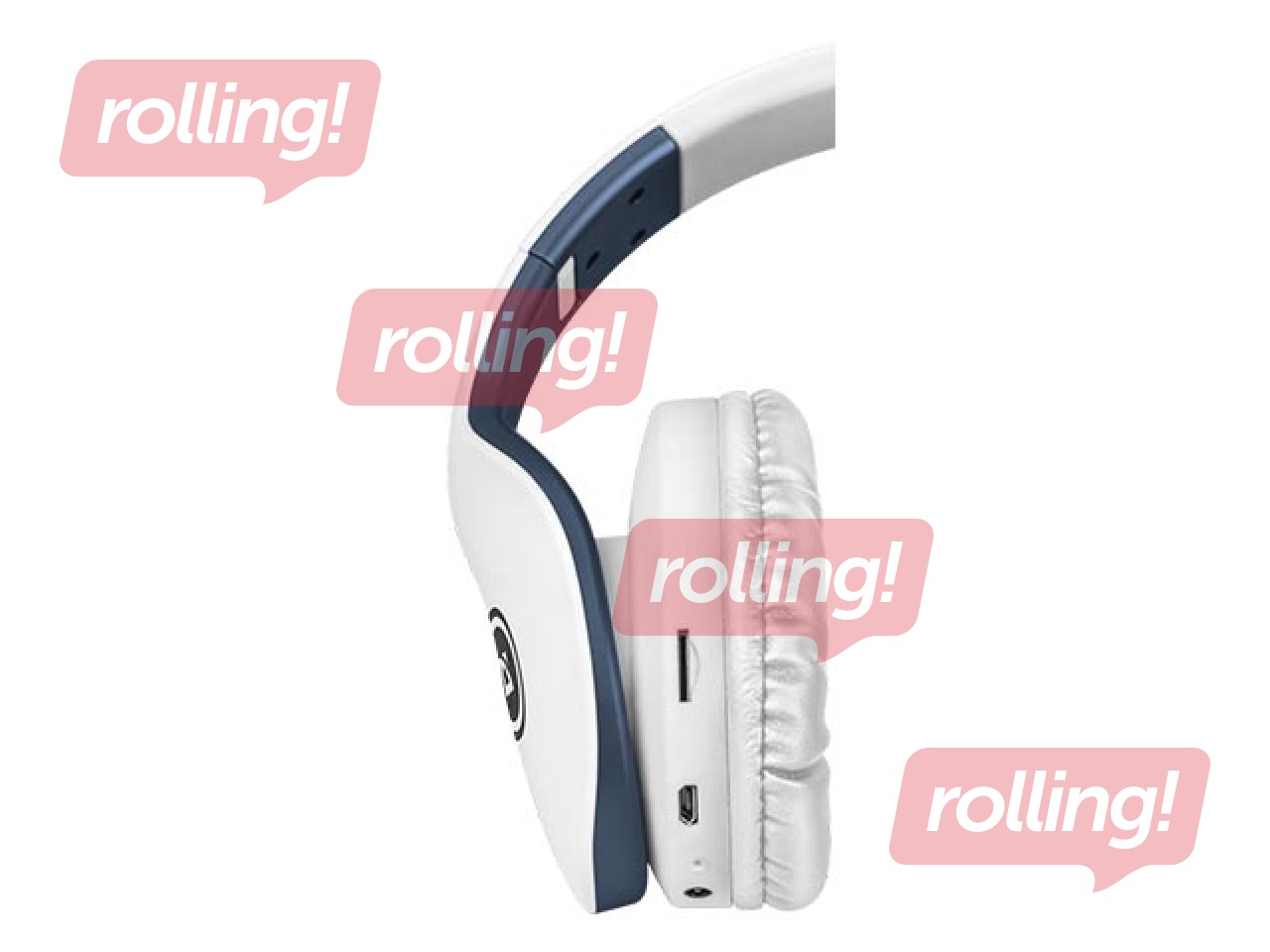 OUT Wireless stereo headset Defender FreeMotion B525 white+blue, Bluetooth