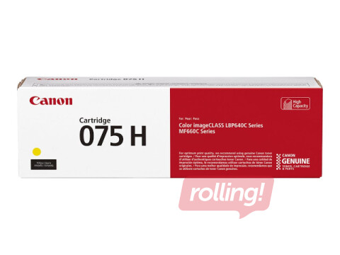 Toner Cartridge Canon 075H, yellow (2500 pages)
