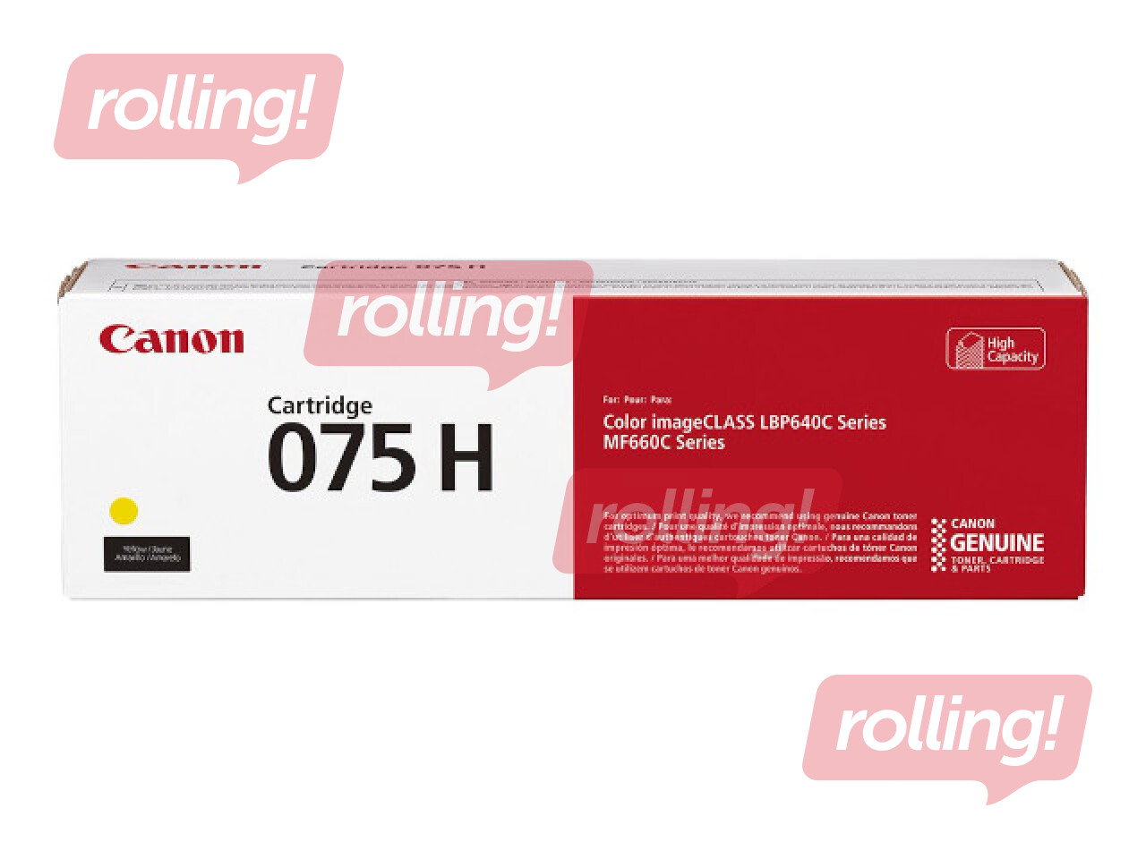 Toner Cartridge Canon 075H, yellow (2500 pages)