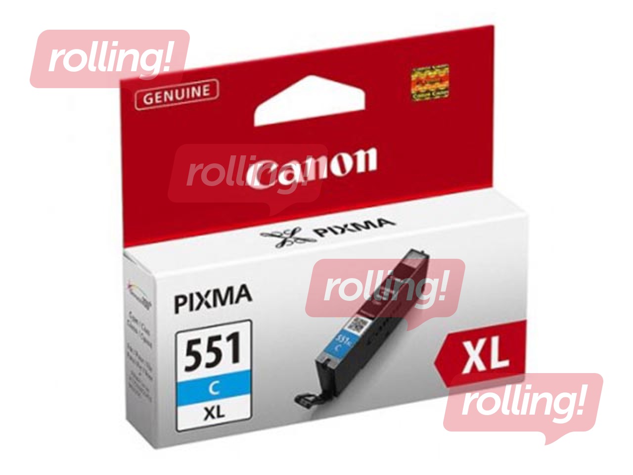 Tintes kasete Canon CLI-551 XL, ciānzila, 11ml