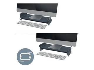 Monitor stand Leitz Ergo, dark grey