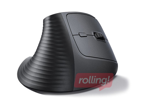 UGREEN vertikaalne 2,4 GHz/Bluetooth 5.4 traadita hiir, must