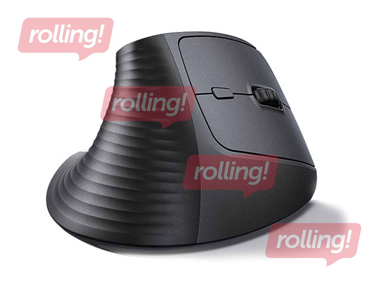 UGREEN vertikaalne 2,4 GHz/Bluetooth 5.4 traadita hiir, must