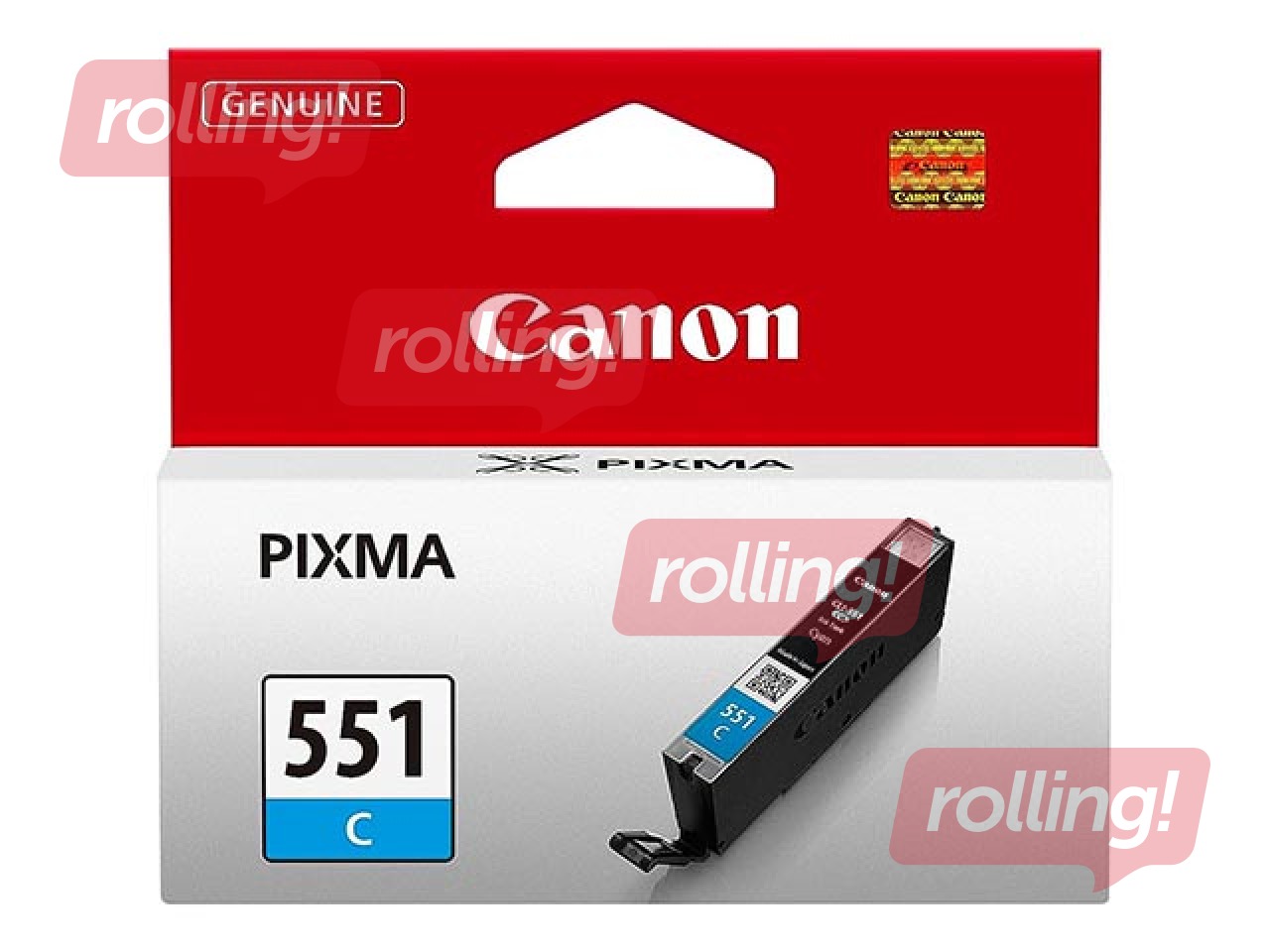 Чернильный картридж Canon CLI-551, голубой, 7ml