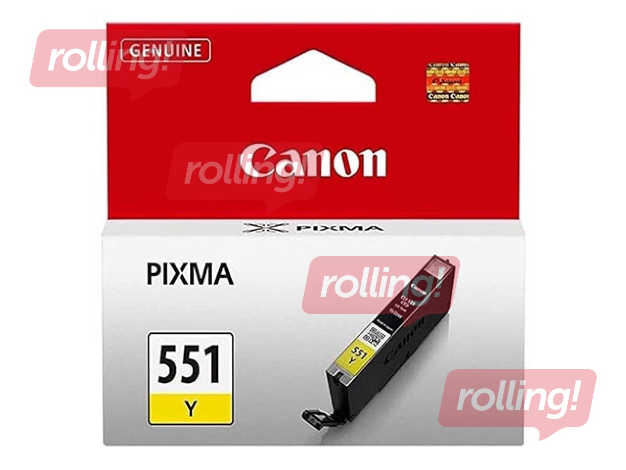 Чернильный картридж Canon CLI-551, жёлтый, 7ml