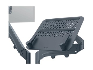 Sülearvuti ja monitori alus Leitz Ergo, tumehall