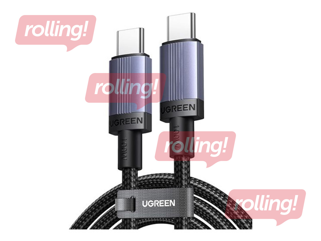 Savienotājvads Ugreen Type C - Type C 100W 1m