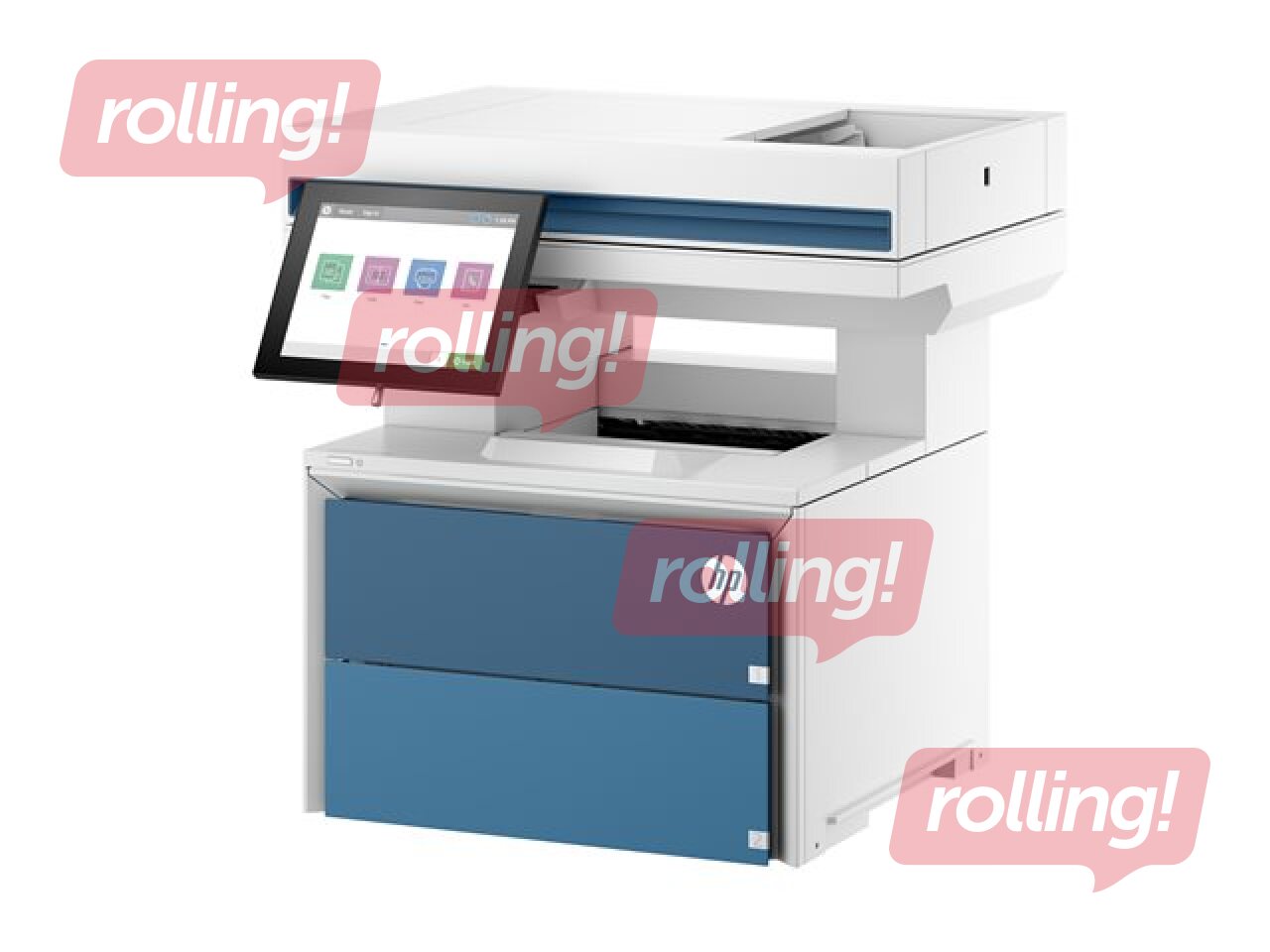 Daudzfunkciju melnbaltais lāzerprinteris HP LaserJet Enterprise MFP 5602dn